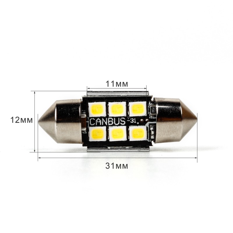 Luce Abitacolo per SEAT IBIZA III (6L1) (02/2002 11/2009) Led Siluro 31x12 mm Plug&Play