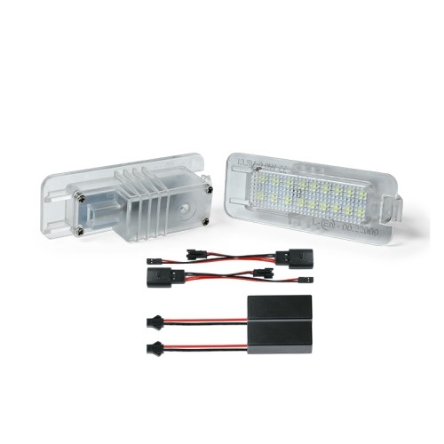 Kit Luce Targa per SEAT LEON SC (5F5) (01/2013) Coppia Placchette Led NoError V26