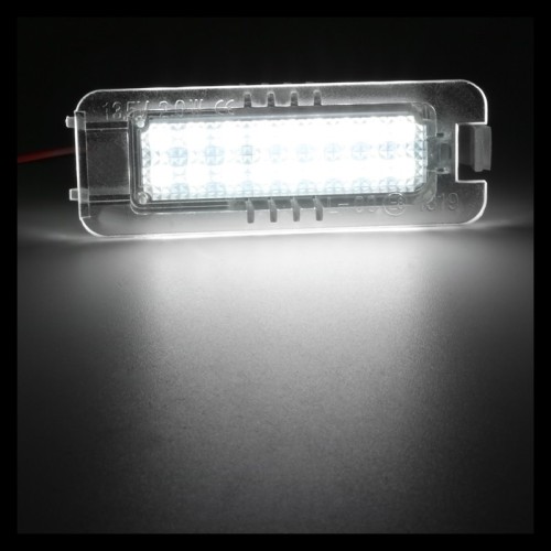 Kit Luce Targa per SEAT LEON SC (5F5) (01/2013) Coppia Placchette Led NoError V26