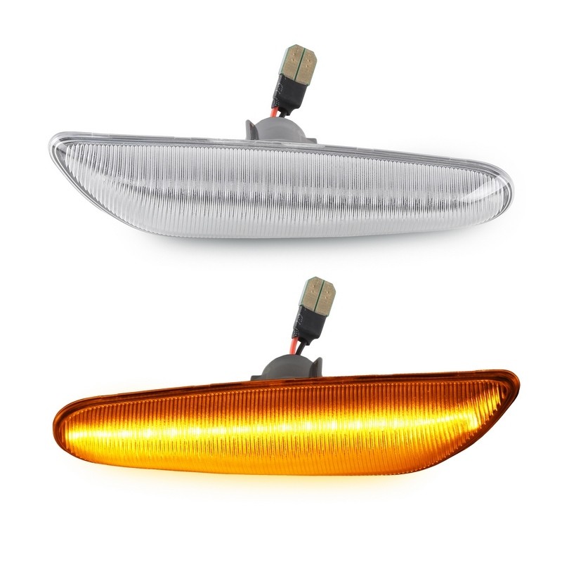 Frecce Laterali Led per BMW Serie 1 (E81) (09/2006 09/2012) Fanalini Tradizionali chiari V4