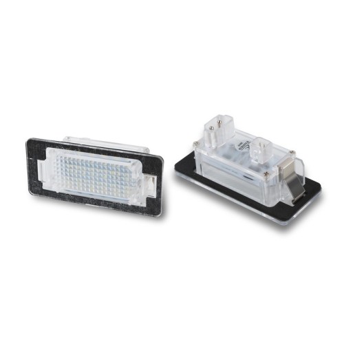 Kit Luce Targa per BMW Serie 1 (E81) (09/2006 09/2012) Coppia Placchette Led NoError V4