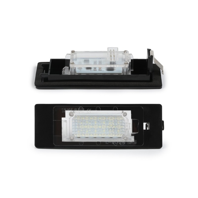 Kit Luce Targa per BMW Serie 1 (E81) (09/2006 09/2012) Coppia Placchette Led NoError V5