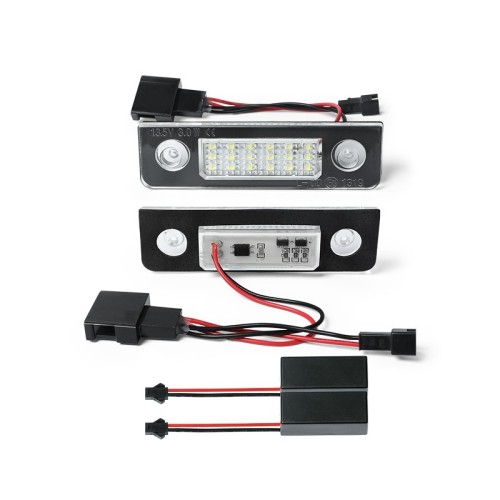Kit Luce Targa per SKODA ROOMSTER (5J7) (03/2006 05/2015) Coppia Placchette Led NoError