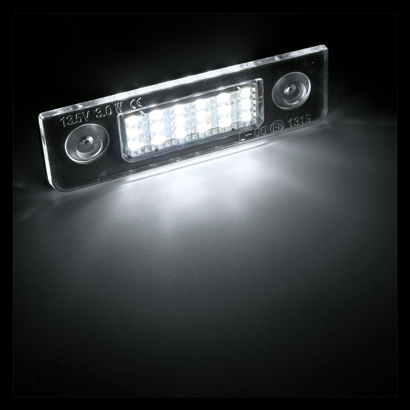 Kit Luce Targa per SKODA ROOMSTER (5J7) (03/2006 05/2015) Coppia Placchette Led NoError