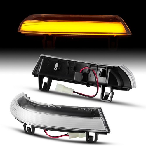 Frecce Laterali Led per SKODA SUPERB I (3U4) (12/2001 03/2008) Da Specchietto Dinamiche chiare