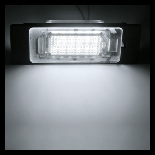 Kit Luce Targa per SKODA SUPERB III (3V3) (03/2015) Coppia Placchette Led NoError V1