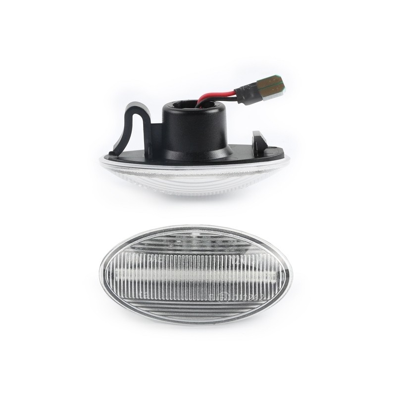 Frecce Laterali Led per Smart FORTWO Cabrio (450) (01/2004 01/2007) Fanalini Tradizionali chiari