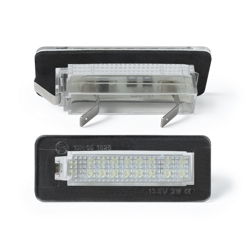 Kit Luce Targa per Smart FORTWO Coupé (451) (01/2007) Coppia Placchette Led NoError