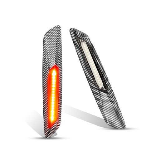 Frecce Laterali Led per BMW Serie 1 Coupé (E82) (10/2006 10/2013) Fanalini Tradizionali chiari V7