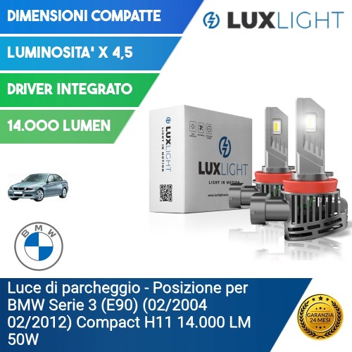 Luce di parcheggio - Posizione per BMW Serie 3 (E90) (02/2004 02/2012) Compact H11 14.000 LM 50W