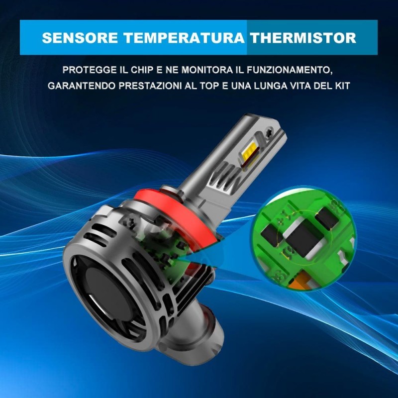 Kit Led Abbagliante per BMW Serie 3 (F30, F80) (11/2011 10/2018) Compact H7 14.000 LM 50W