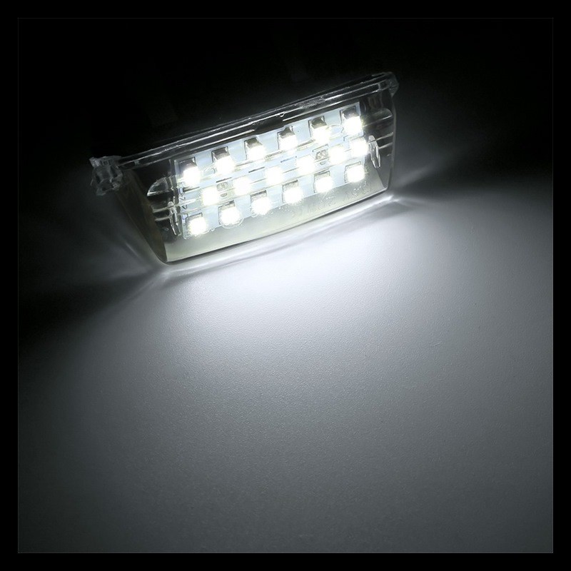 Kit Luce Targa per TOYOTA AURIS Station wagon (_E18_) (07/2013 12/2018) Coppia Placchette Led NoError V23