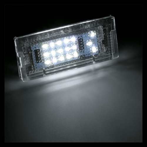 Kit Luce Targa per BMW Serie 3 Compact (E46) (03/2001 02/2005) Coppia Placchette Led NoError