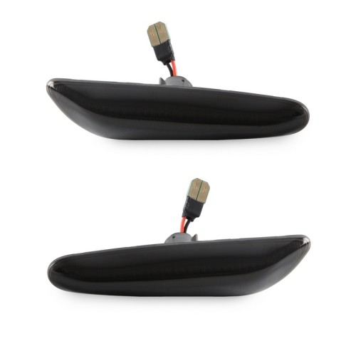 Frecce Laterali Led per BMW Serie 3 Touring (E46) (06/1999 07/2005) Fanalini Tradizionali fumé V4