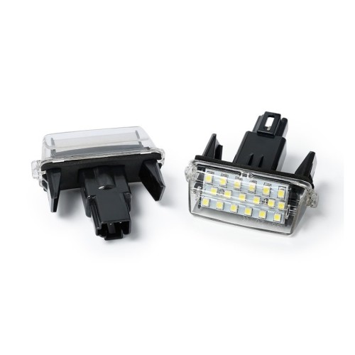 Kit Luce Targa per TOYOTA VERSO S (_P12_) (11/2010 10/2016) Coppia Placchette Led NoError V23