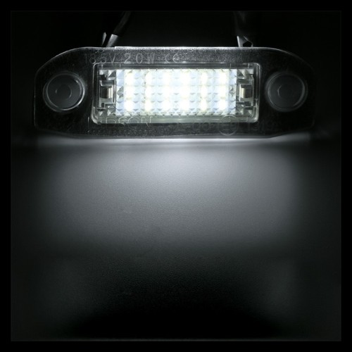 Kit Luce Targa per VOLVO C70 II Cabriolet (542) (03/2006 12/2013) Coppia Placchette Led NoError V29