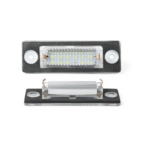 Kit Luce Targa per VW VOLKSWAGEN CADDY ALLTRACK (SAA, SAB) (05/2015) Coppia Placchette Led NoError V27