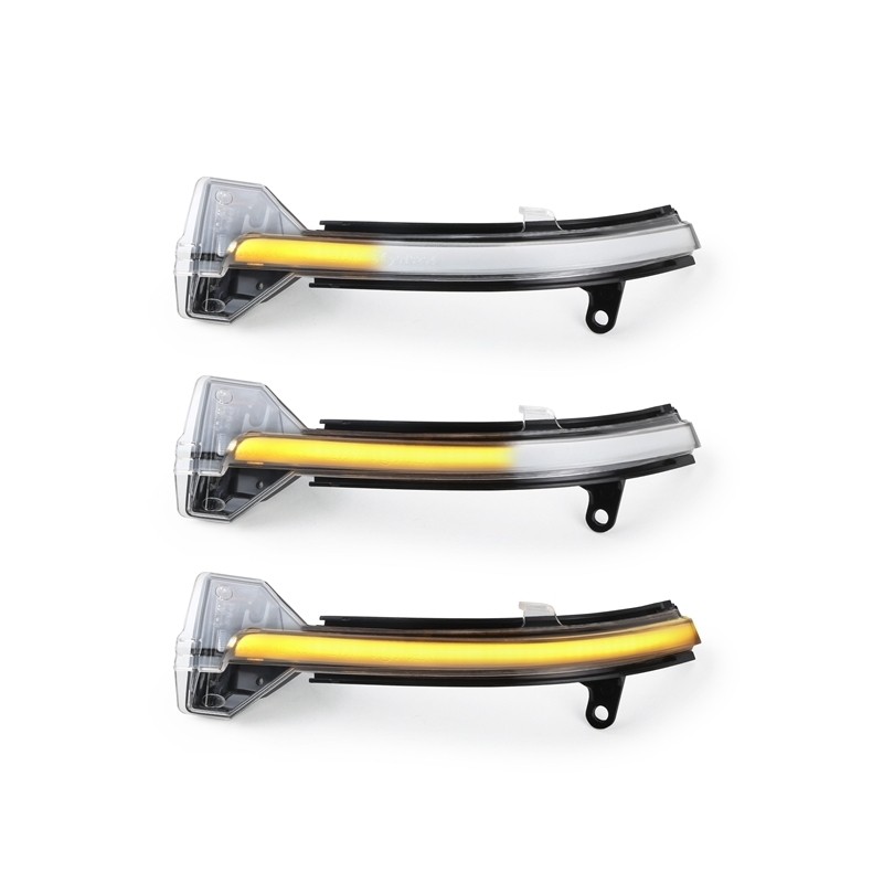 Frecce Laterali Led per BMW Serie 5 Touring (F11) (11/2009 02/2017) Da Specchietto Dinamiche chiare