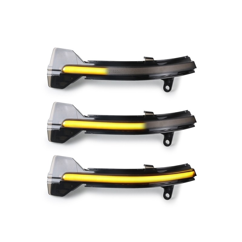 Frecce Laterali Led per BMW Serie 5 Touring (F11) (11/2009 02/2017) Da Specchietto Dinamiche fumé