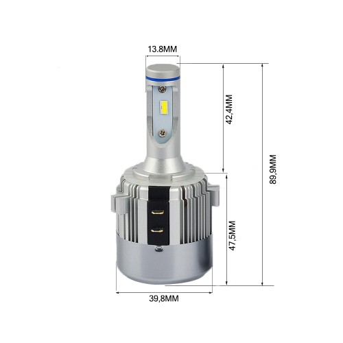 Kit Led Anabbagliante per VW VOLKSWAGEN EOS (1F7, 1F8) (03/2006 08/2015) Kit specifico con ventola 8.000LM