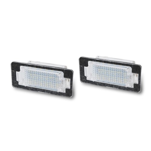 Kit Luce Targa per BMW X1 (E84) (03/2009 06/2015) Coppia Placchette Led NoError V4