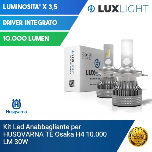 Kit Led Anabbagliante per HUSQVARNA TE  Osaka H4 10.000 LM 30W