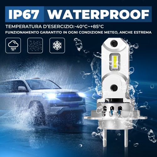 Kit Led Anabbagliante per PEUGEOT 208 II (UB_, UP_, UW_, UJ_) (06/2019) Plug&Play Pro H7-18 14.000 LM 30W