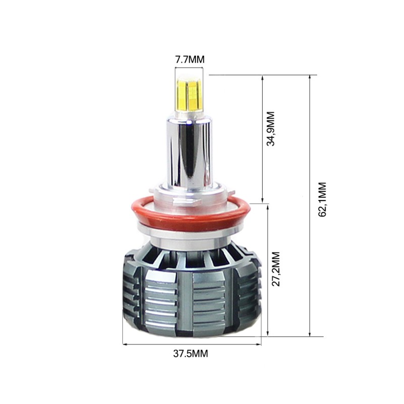 Kit Led Abbagliante per GILERA RUNNER  Polaris 360 H8-H9-H11 9.000LM 30W