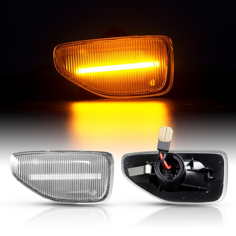 Frecce Laterali Led per DACIA LOGAN MCV II (02/2013) Fanalini Tradizionali chiari