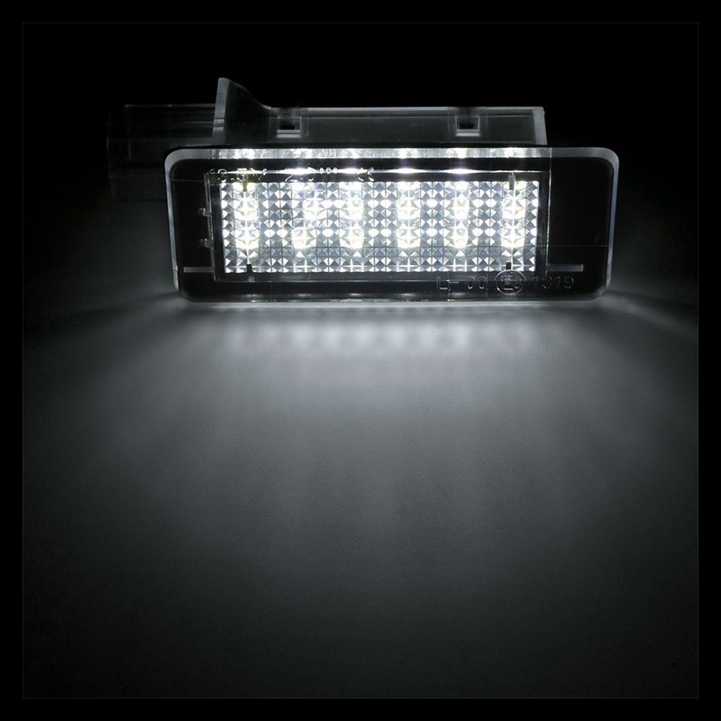 Kit Luce Targa per DACIA LOGAN MCV II (02/2013) Coppia Placchette Led NoError V20