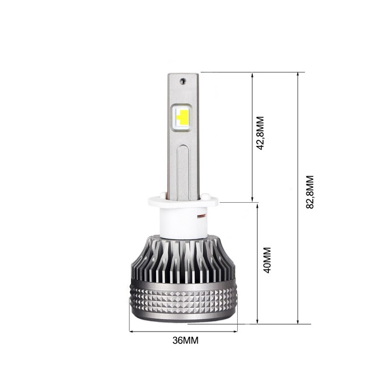 Kit Led Fendinebbia per CITROËN C2 ENTERPRISE (JG_) (11/2003 12/2009) Osaka H1 10.000 LM 30W