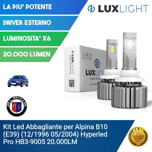 Kit Led Abbagliante per Alpina B10 (E39) (12/1996 05/2004) Hyperled Pro HB3-9005 20.000LM