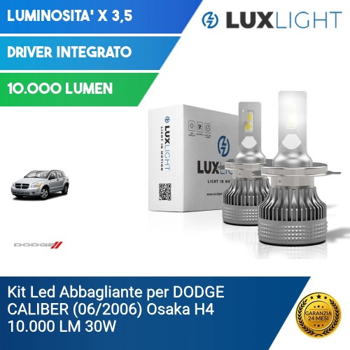 Kit Led Abbagliante per DODGE CALIBER (06/2006) Osaka H4 10.000 LM 30W