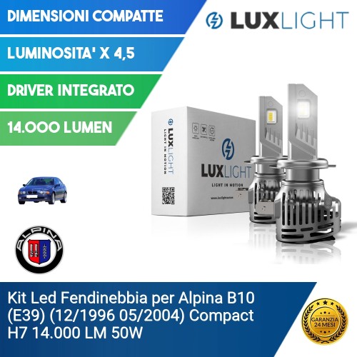 Kit Led Fendinebbia per Alpina B10 (E39) (12/1996 05/2004) Compact H7 14.000 LM 50W