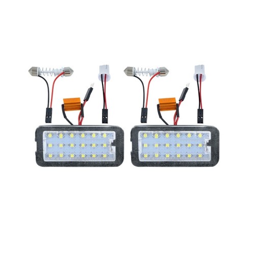 Kit Luce Targa per FIAT 500 (312_) (07/2007) Coppia Placchette Led NoError