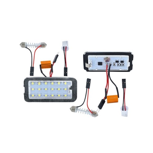 Kit Luce Targa per FIAT 500 (312_) (07/2007) Coppia Placchette Led NoError