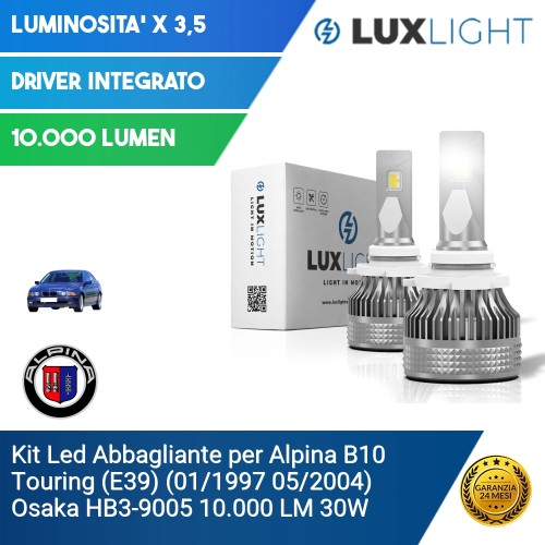 Kit Led Abbagliante per Alpina B10 Touring (E39) (01/1997 05/2004) Osaka HB3-9005 10.000 LM 30W