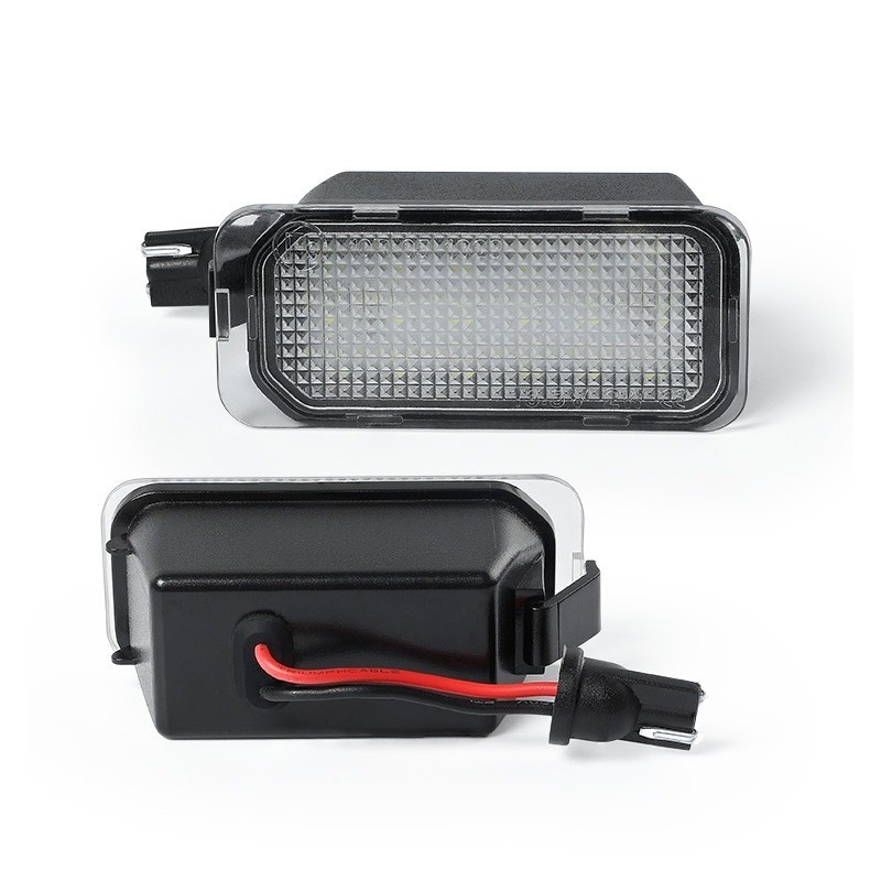 Kit Luce Targa per Ford ECOSPORT (09/2011) Coppia Placchette Led NoError V9