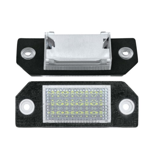 Kit Luce Targa per Ford FOCUS II Cabriolet (10/2006 09/2010) Coppia Placchette Led NoError V8