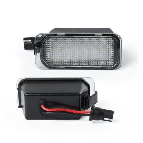Kit Luce Targa per Ford FOCUS II Tre volumi (DB_, FCH, DH) (04/2005) Coppia Placchette Led NoError V9