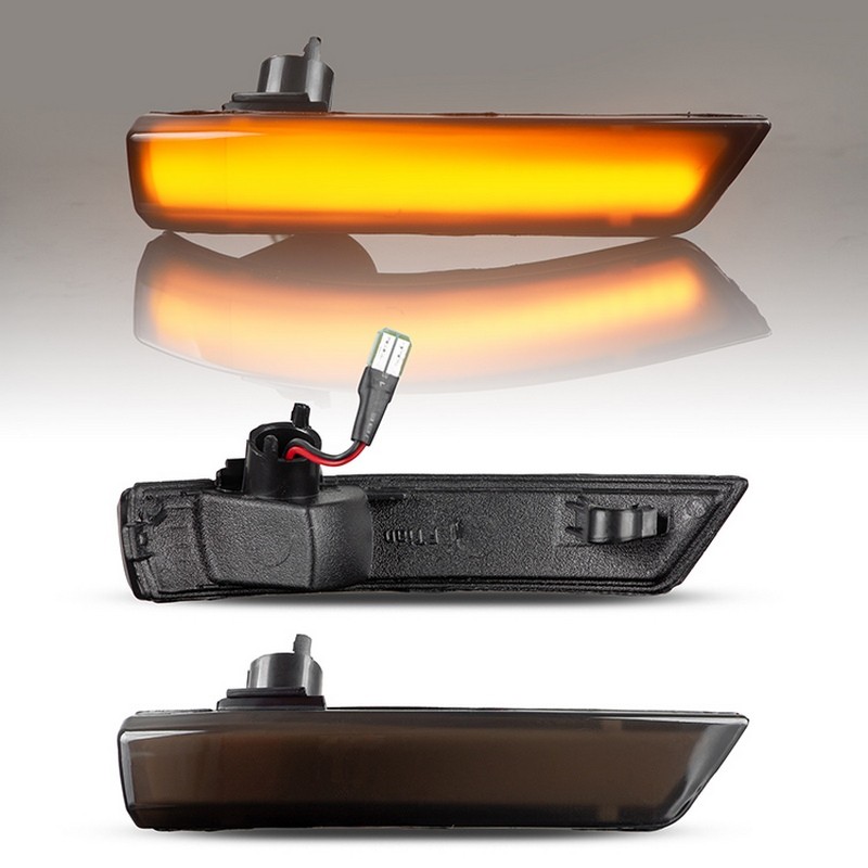 Frecce Laterali Led per Ford FOCUS II Turnier (DA_, FFS, DS) (07/2004 09/2012) Da Specchietto Dinamiche fumé