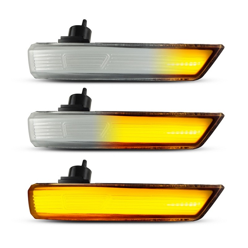 Frecce Laterali Led per Ford FOCUS III Turnier (07/2010) Da Specchietto Dinamiche chiare