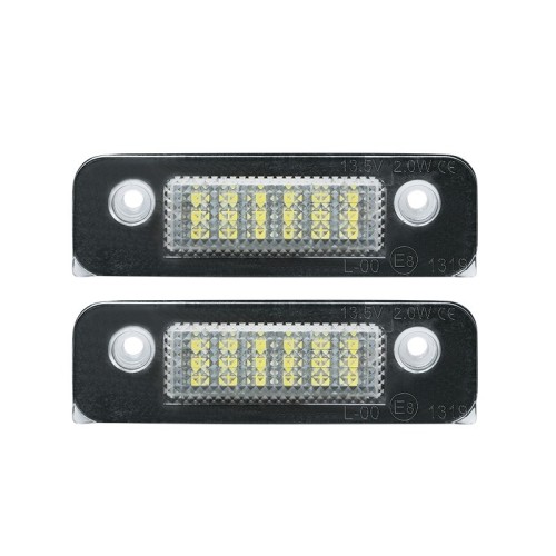 Kit Luce Targa per Ford FUSION (JU_) (08/2002 12/2012) Coppia Placchette Led NoError