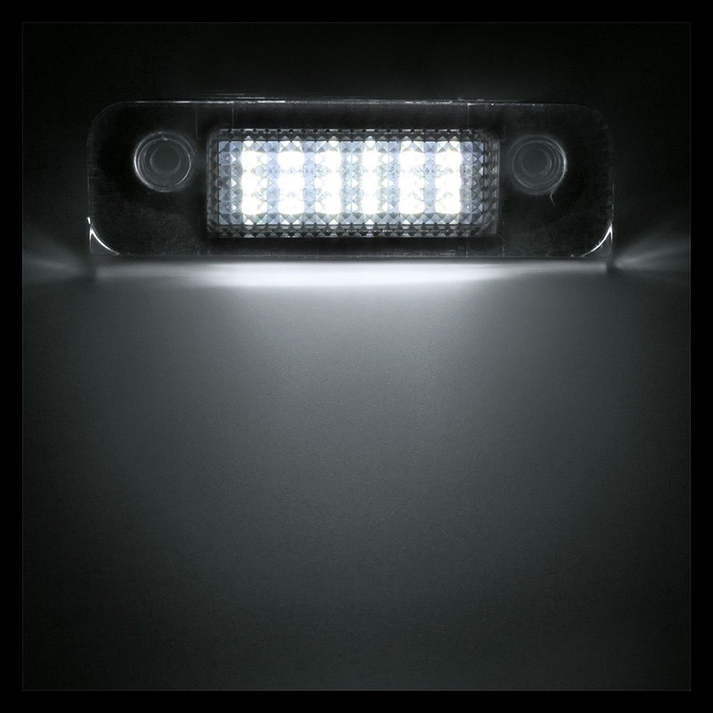 Kit Luce Targa per Ford FUSION (JU_) (08/2002 12/2012) Coppia Placchette Led NoError