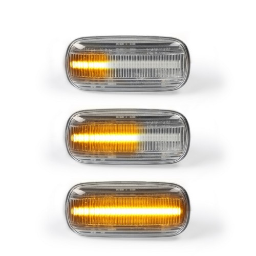 Frecce laterali Led lente chiara progressive compatibile con AUDI A3, A4 e A6