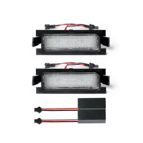 Kit Luce Targa per HYUNDAI i30 Coupé (05/2013) Coppia Placchette Led NoError V10