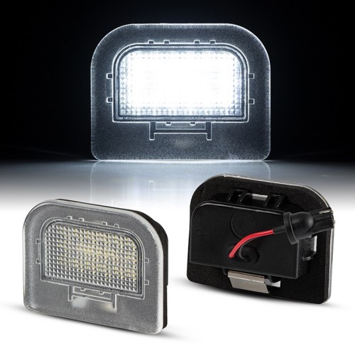 Kit Luce Targa per HYUNDAI i30 Station wagon (GD) (06/2012) Coppia Placchette Led NoError V32