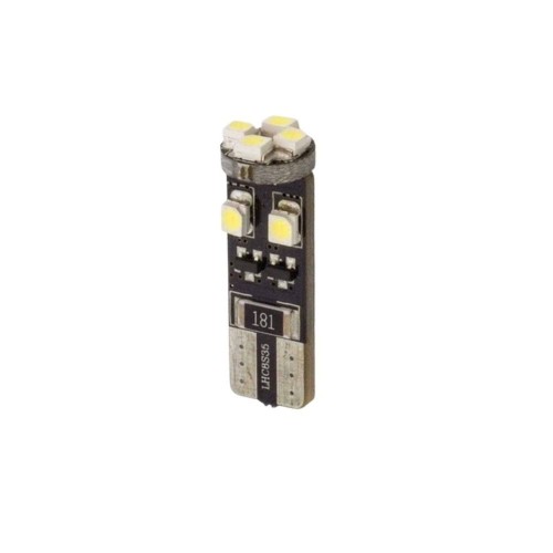 Coppia Lampade Led T10 W5W a 8 SMD con Canbus No Error 12V