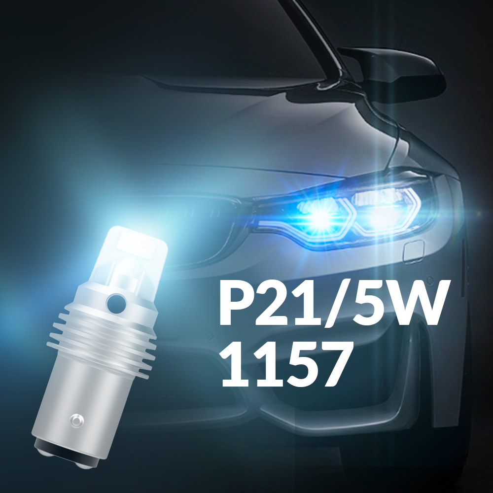 Lampadine Led P21/5W  1157 Auto e moto 12V