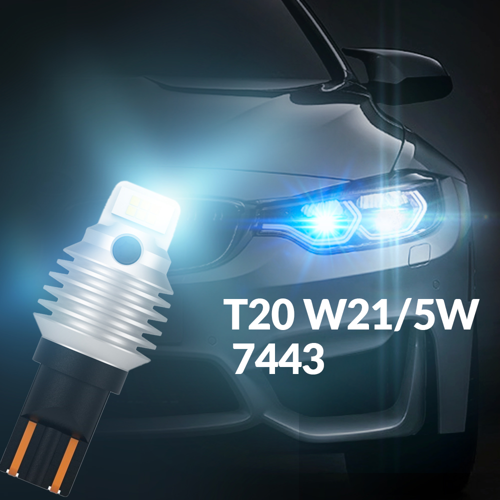 Lampadine Led T20 W21/5W  7443 Auto e moto 12V